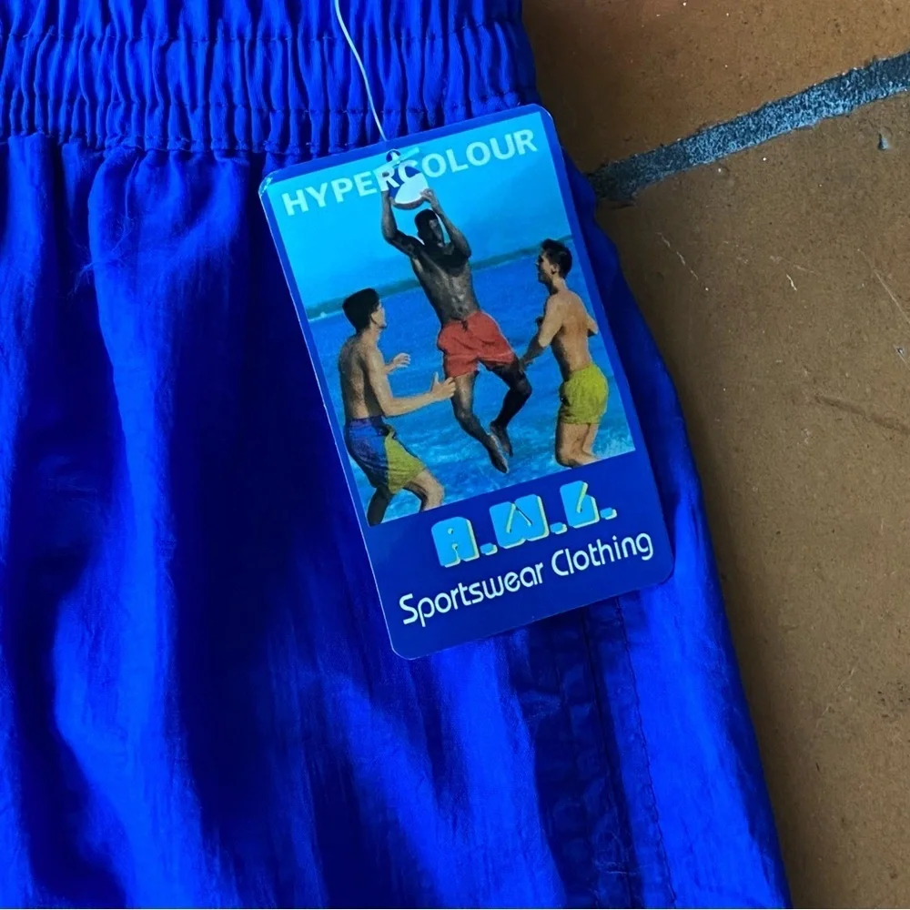 Vtg Hypercolor Swim Shorts Mens L Dead Stock Trunks 90s Skater Surfing NWT XXL